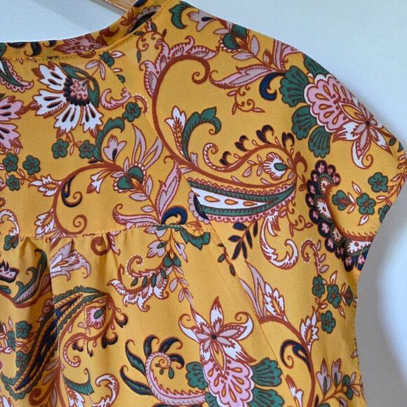 EUC LIKE NEW ZAC & RACHEL PETITE FLORAL PAISLEY PRINT TOP SIZE PETITE LARGE - Picture 8 of 15